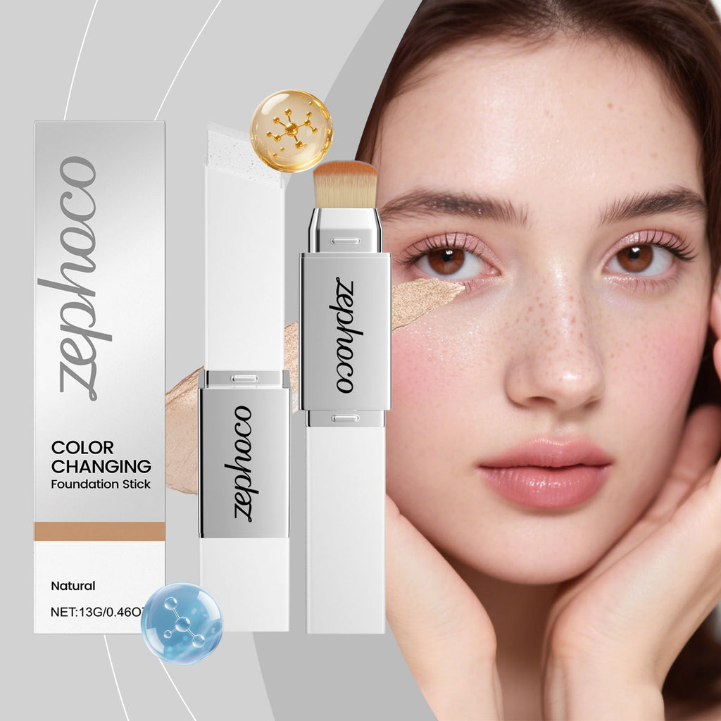 Two In One Color Changing Foundation Make-up Stick -natural Color-13g 1 Box