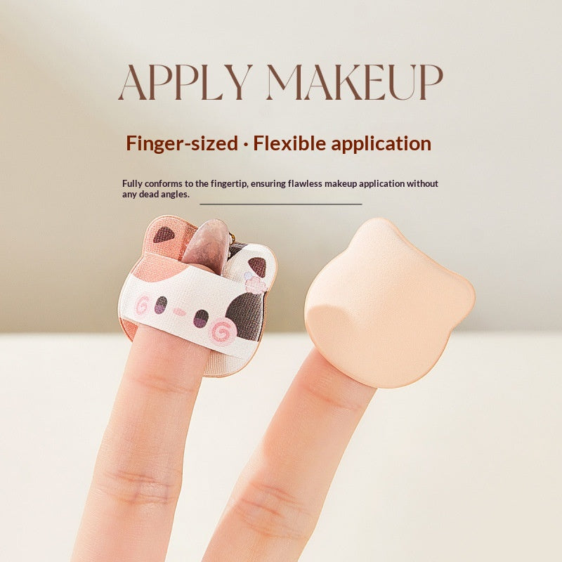 Wet-and-dry Smudge-resistant Finger Cushion Foundation