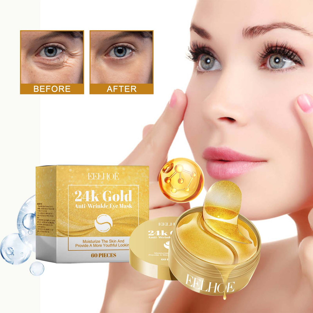 24K Golden Eye Mask 60pcs 1 Box