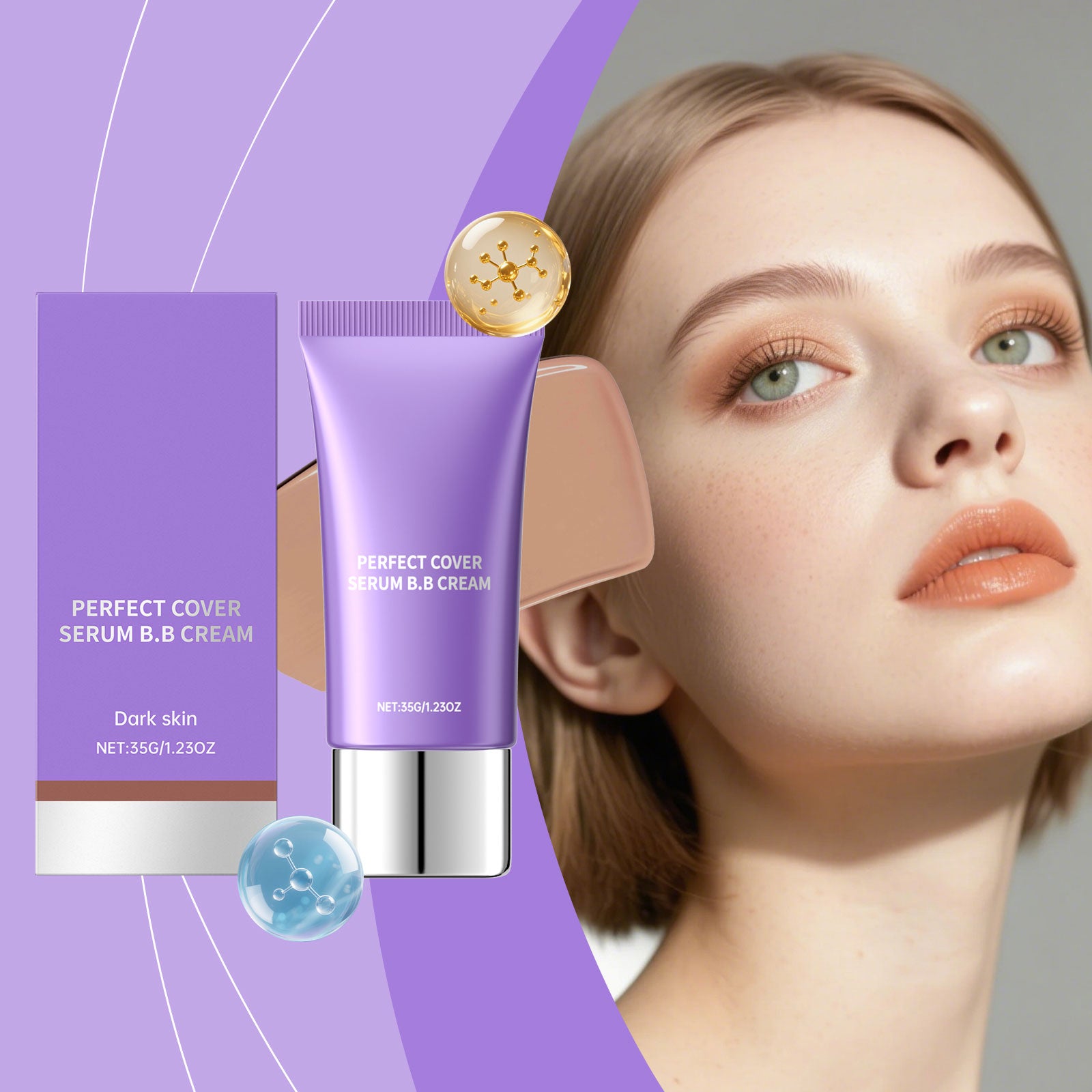 Moisturizing E Ssence BB Cream -dark Skin- 35g 1 Box