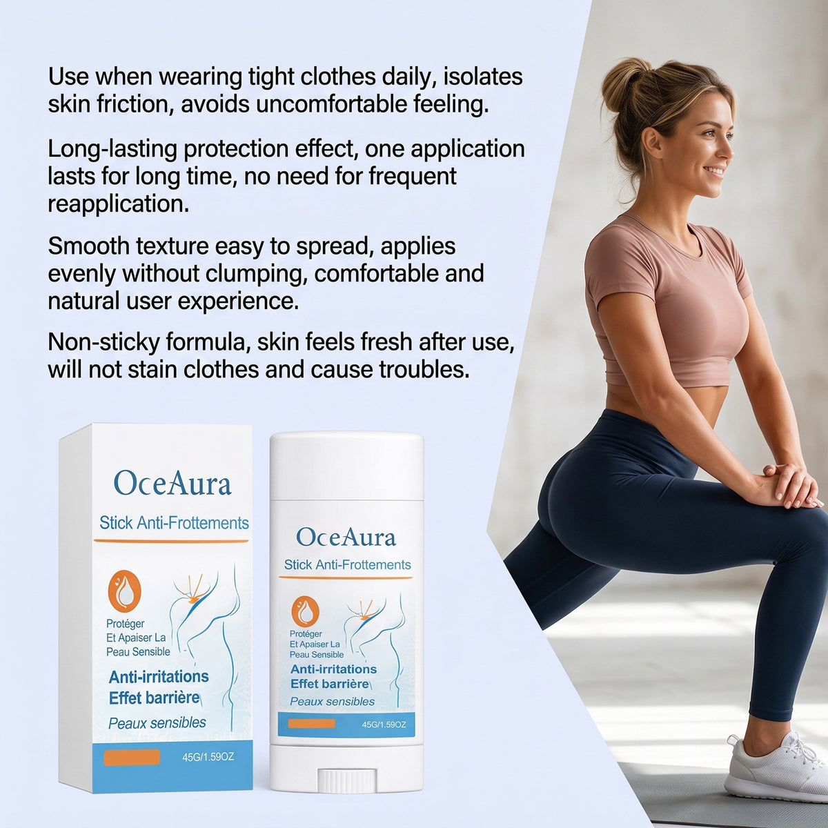 Skin Friction-prevention Stick