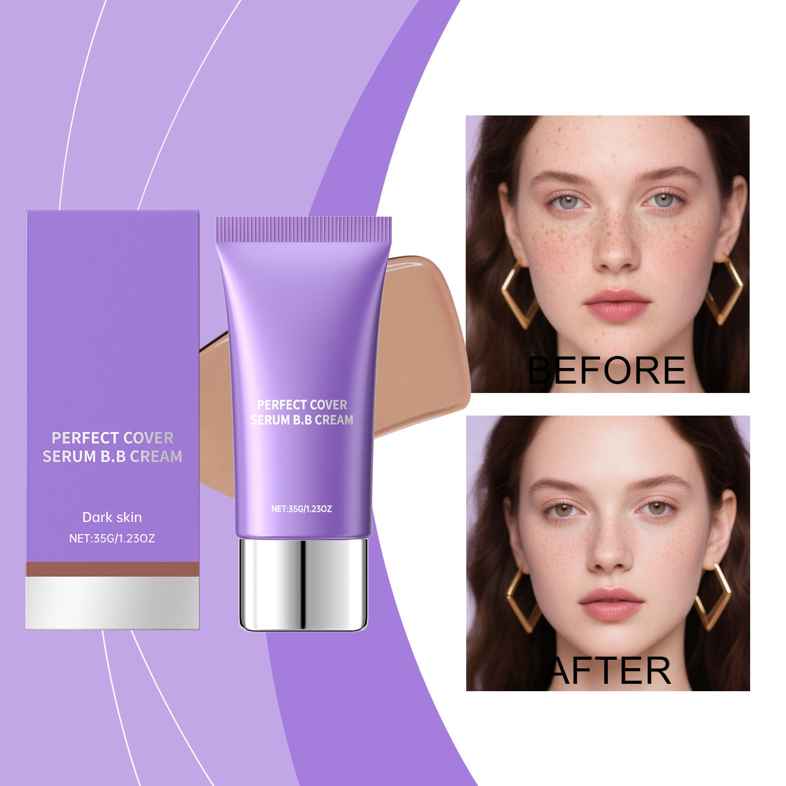 Moisturizing E Ssence BB Cream -dark Skin- 35g 1 Box