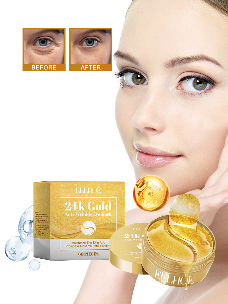 24K Golden Eye Mask 60pcs 1 Box
