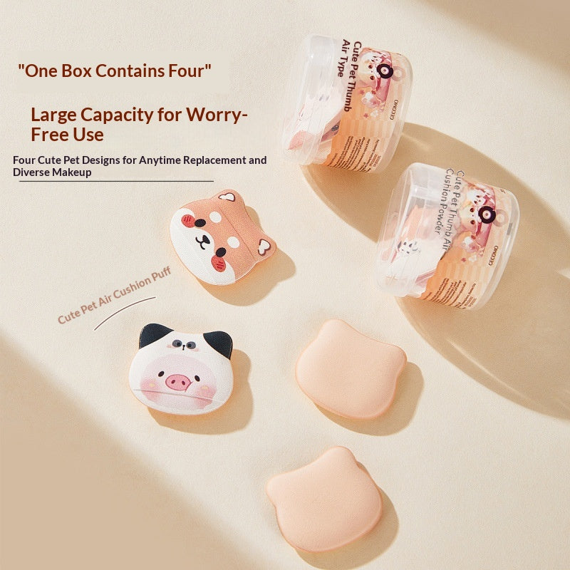 Wet-and-dry Smudge-resistant Finger Cushion Foundation